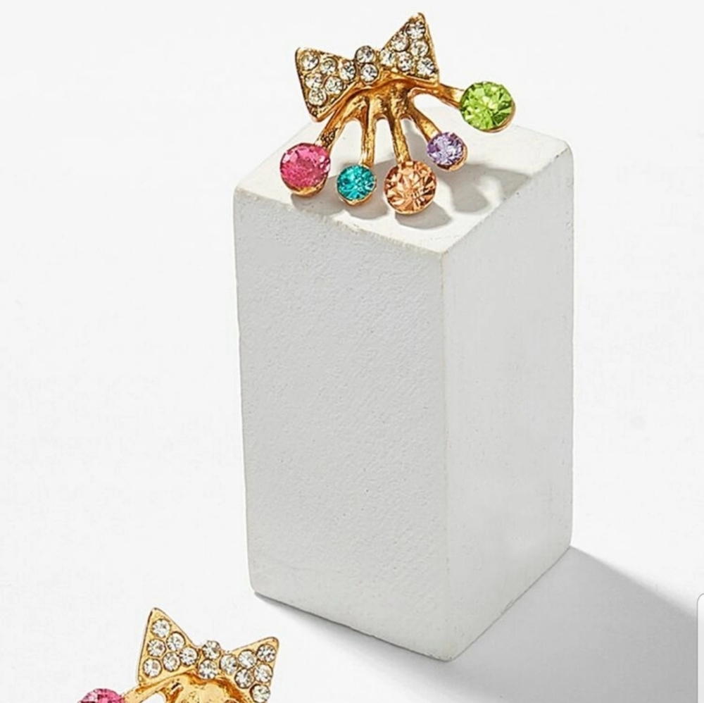 *Josephine* Rainbow Stone Earrings - Picture 3 of 4
